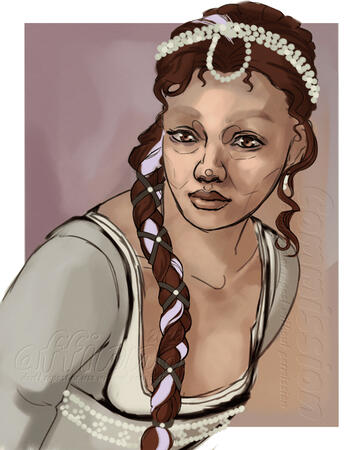 Colored Sketch Bust, Colored Sketch Bust,